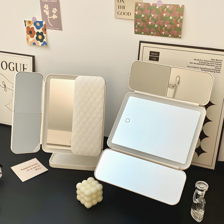 LED Make-up Spiegel met Driedubbele Verlichting en Dimbare Optie