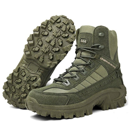 Waterdichte Werklaarzen voor Heren – Outdoor Veiligheidslaarzen met Grip en Comfort