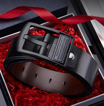 Luxe Leren Herenriem van Hoogwaardig Leer - Mode Vibes
