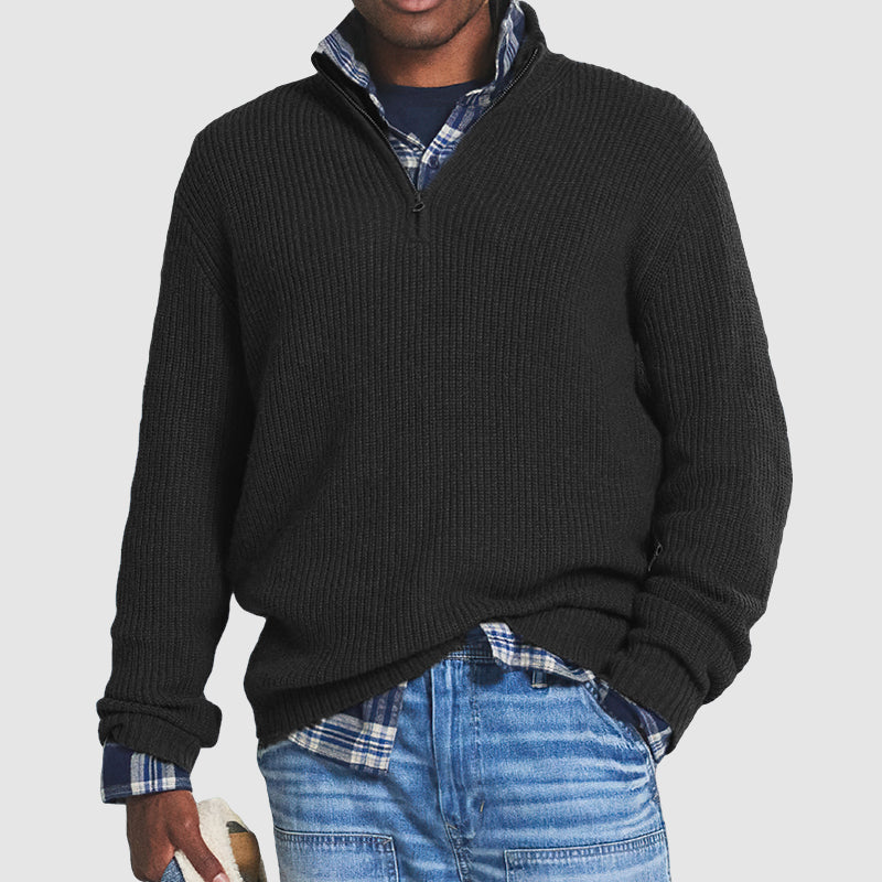 Half Zip Trui voor Heren – Comfortabel en Stijlvol