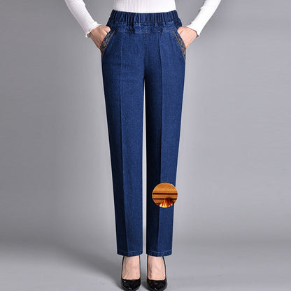 FlexiFit Fashion Jeans met zijzakken en volledig elastische tailleband