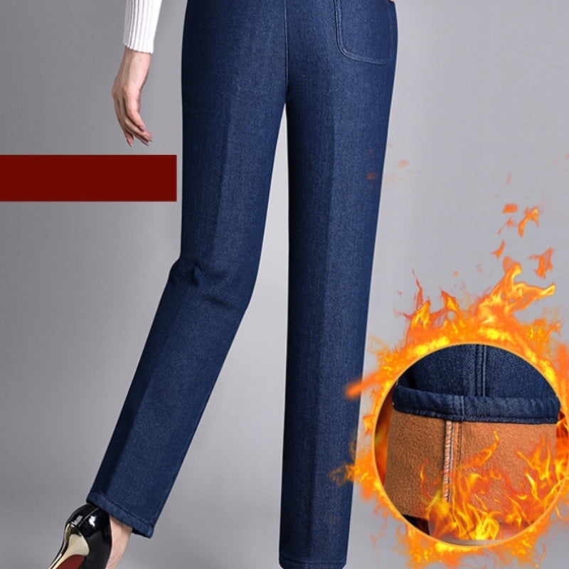 FlexiFit Fashion Jeans met zijzakken en volledig elastische tailleband