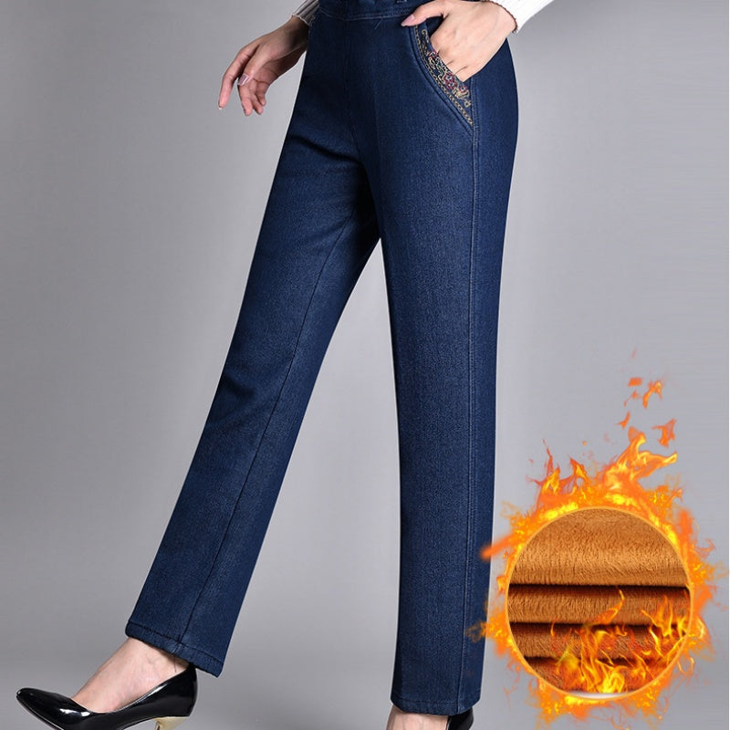 FlexiFit Fashion Jeans met zijzakken en volledig elastische tailleband