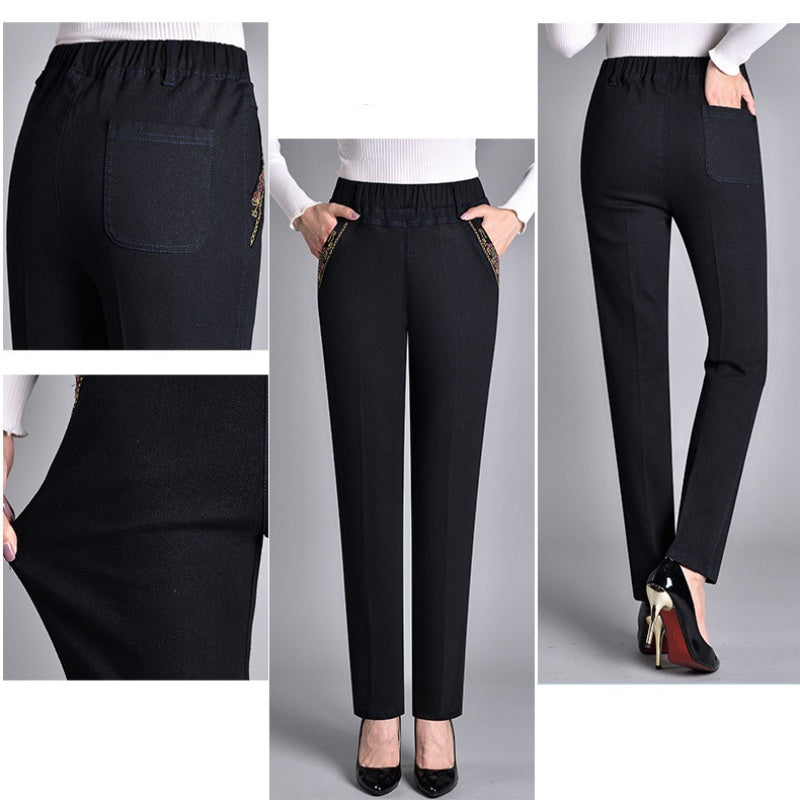 FlexiFit Fashion Jeans met zijzakken en volledig elastische tailleband