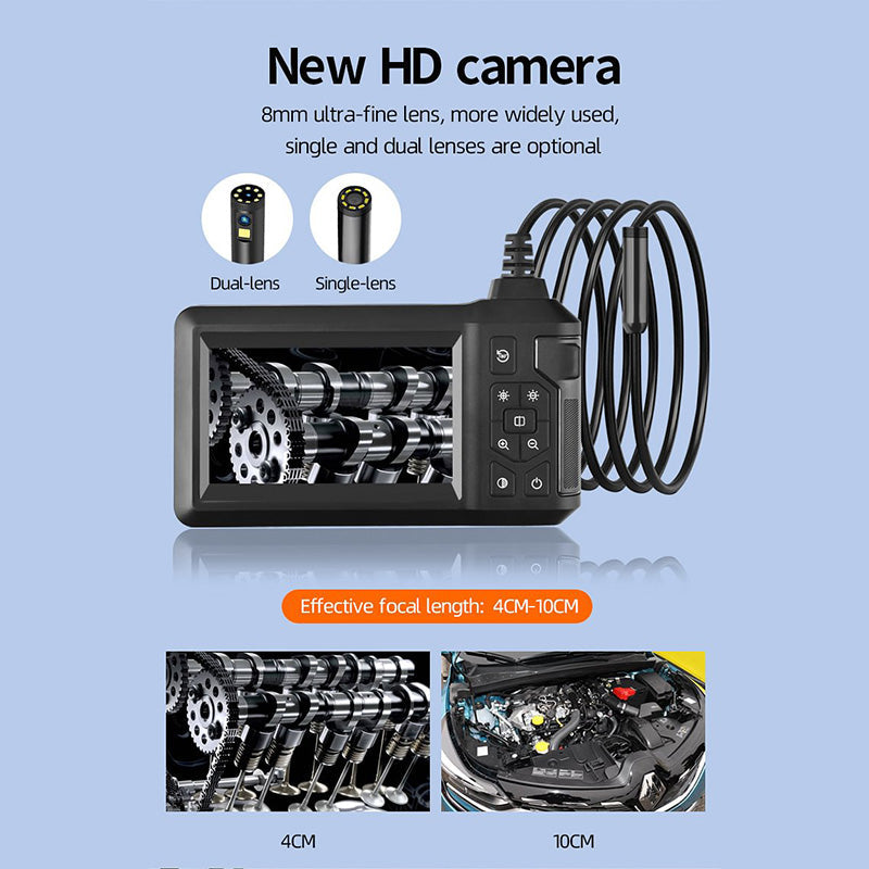 Inspectie-Endoscoop HD met Scherm en LED Verlichting