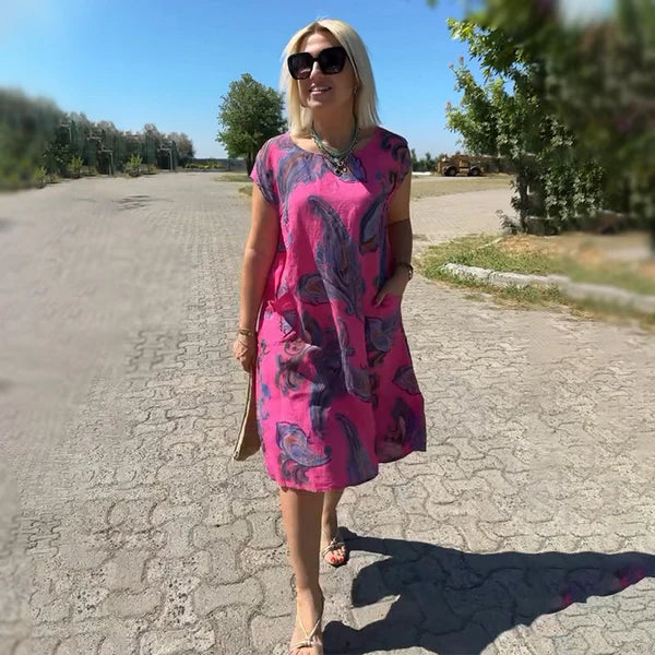 Vrouwelijke Floral Jurk met Bloemenprint voor Dames