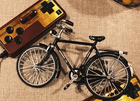 Fietsmodel op Schaal Retro Staal Collectie