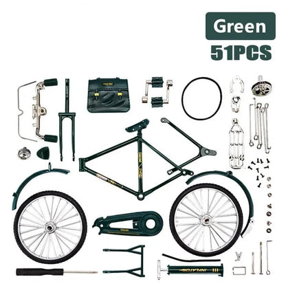 Fietsmodel op Schaal Retro Staal Collectie