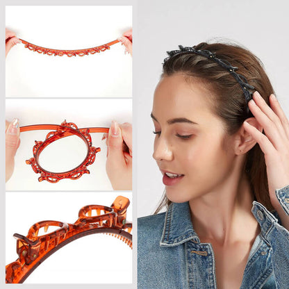 Haarband Gevlochten met Grip voor Vrouwen