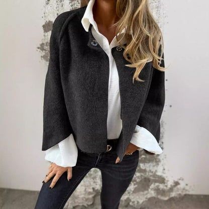 Elena | Cappotto corto monocolore
