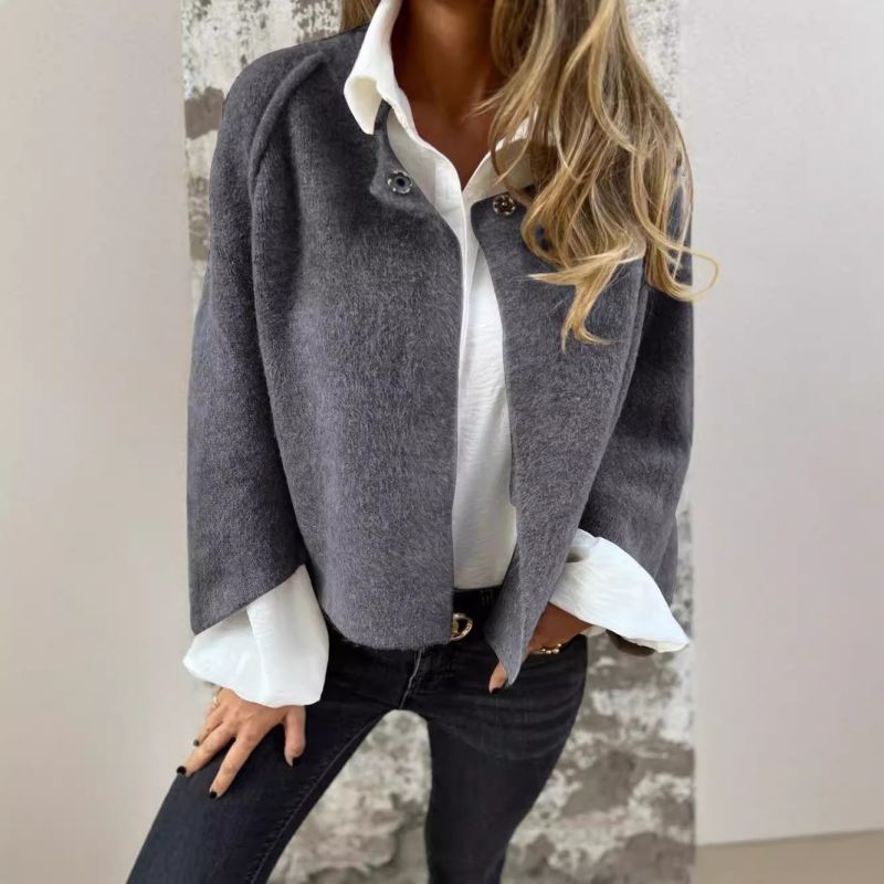 Elena | Cappotto corto monocolore