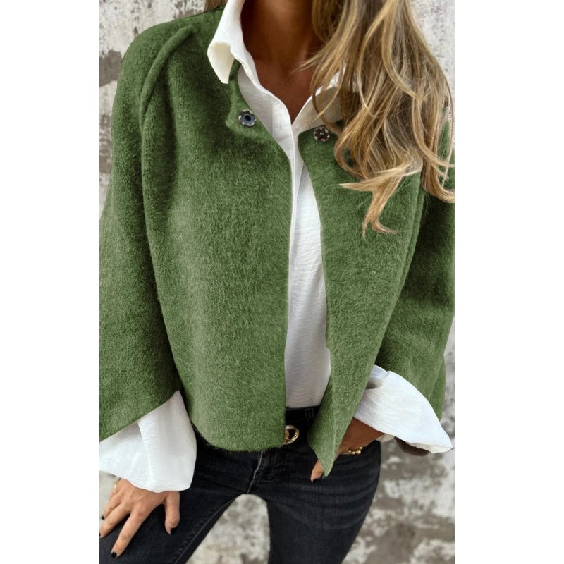Elena | Cappotto corto monocolore