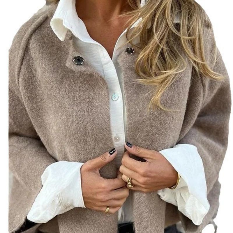 Elena | Cappotto corto monocolore