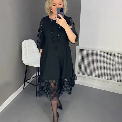 Cecilia | Abito svasato taglie forti
