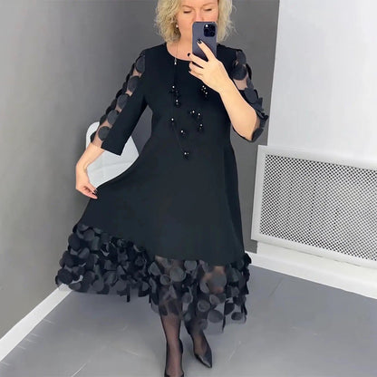 Cecilia | Abito svasato taglie forti