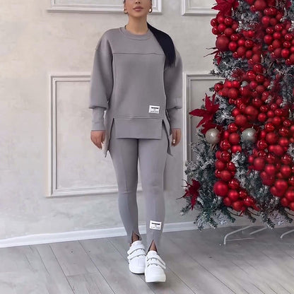 Dames Sweatshirt Set met Legging - Comfortabele Elena Outfit