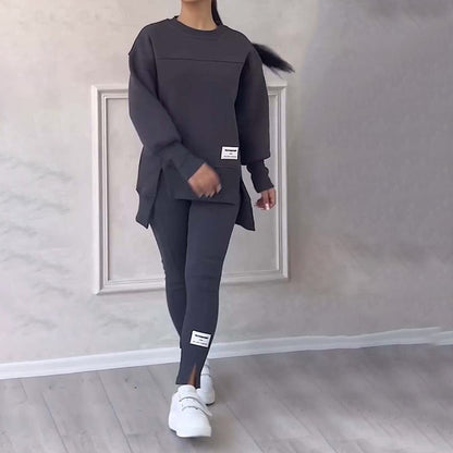 Dames Sweatshirt Set met Legging - Comfortabele Elena Outfit