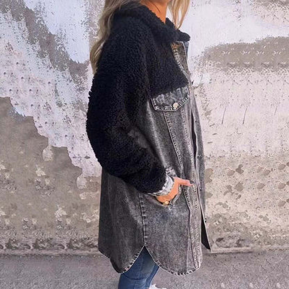 Lidia | Giacca lunga in denim