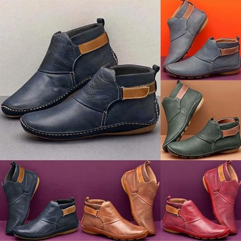 EleganceWalk comfortabele slip-on enkellaarsjes