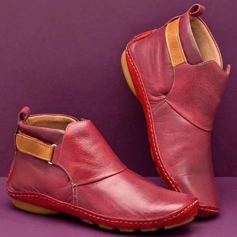 EleganceWalk comfortabele slip-on enkellaarsjes