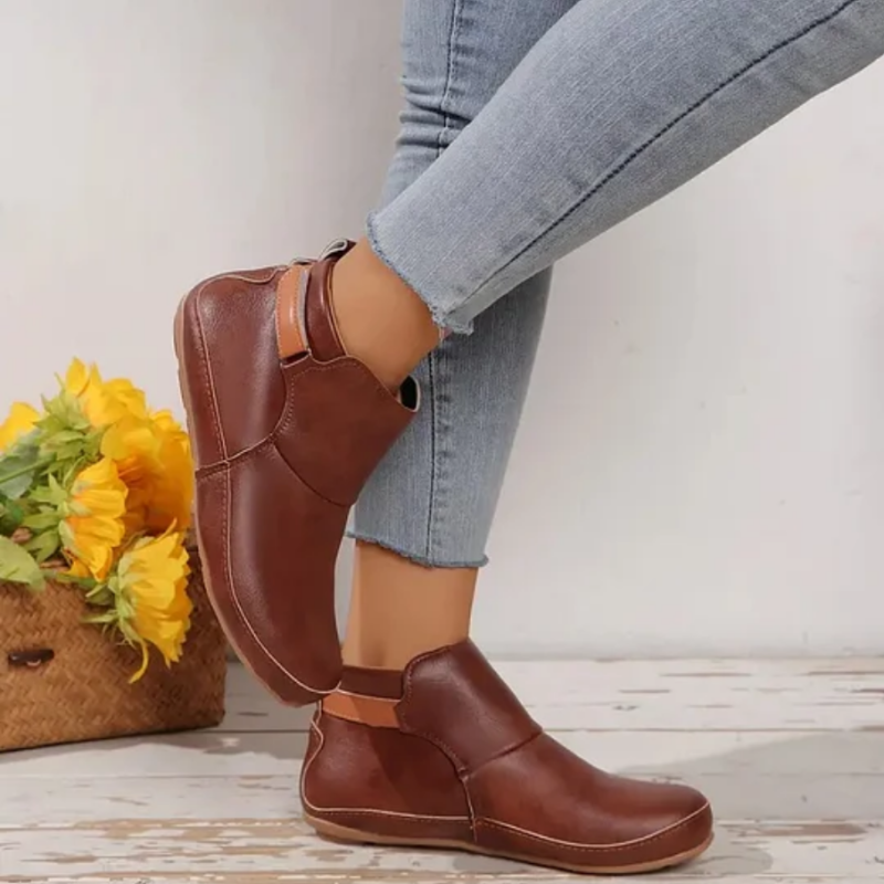 EleganceWalk comfortabele slip-on enkellaarsjes