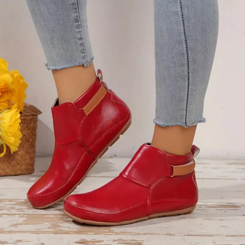 EleganceWalk comfortabele slip-on enkellaarsjes