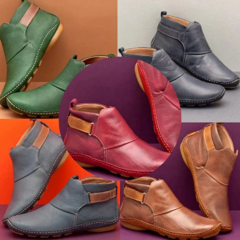 EleganceWalk comfortabele slip-on enkellaarsjes