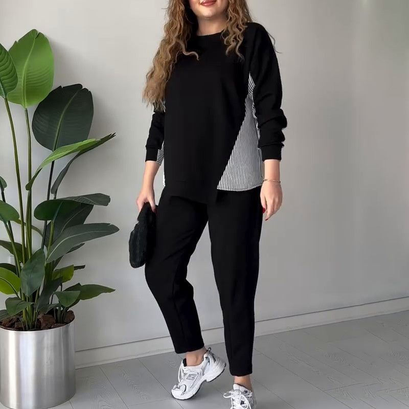 Dames Set Asymmetrische Top en Broek Zomer Modieus - Mode Vibes