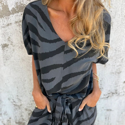 Noemi | Elegante set con scollo a V