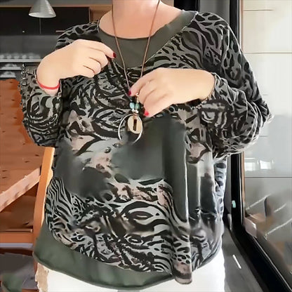 Dames Blouse met Leuke Dierenprint