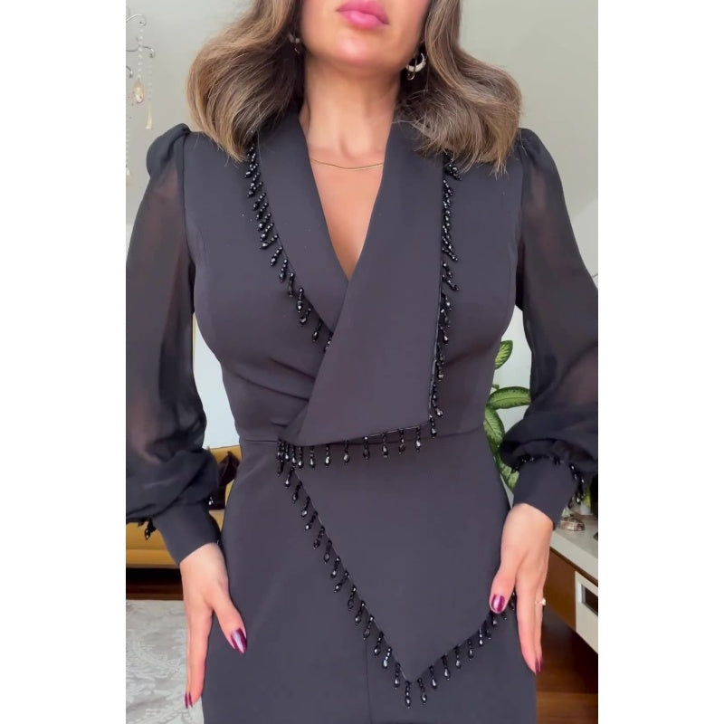 Dames Blazer Set Elegant Klassiek Design