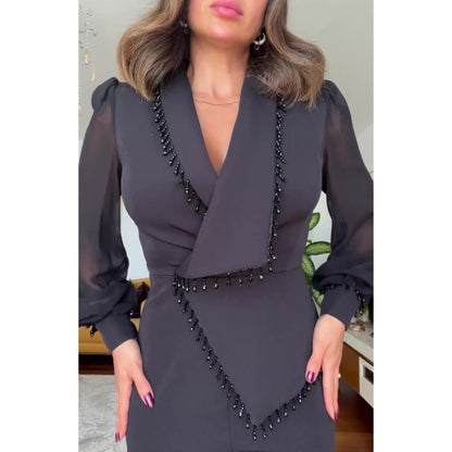 Dames Blazer Set Elegant Klassiek Design