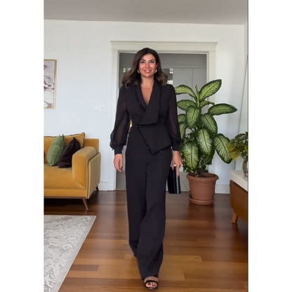 Dames Blazer Set Elegant Klassiek Design