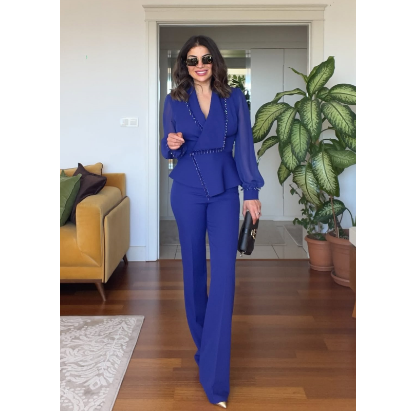 Dames Blazer Set Elegant Klassiek Design