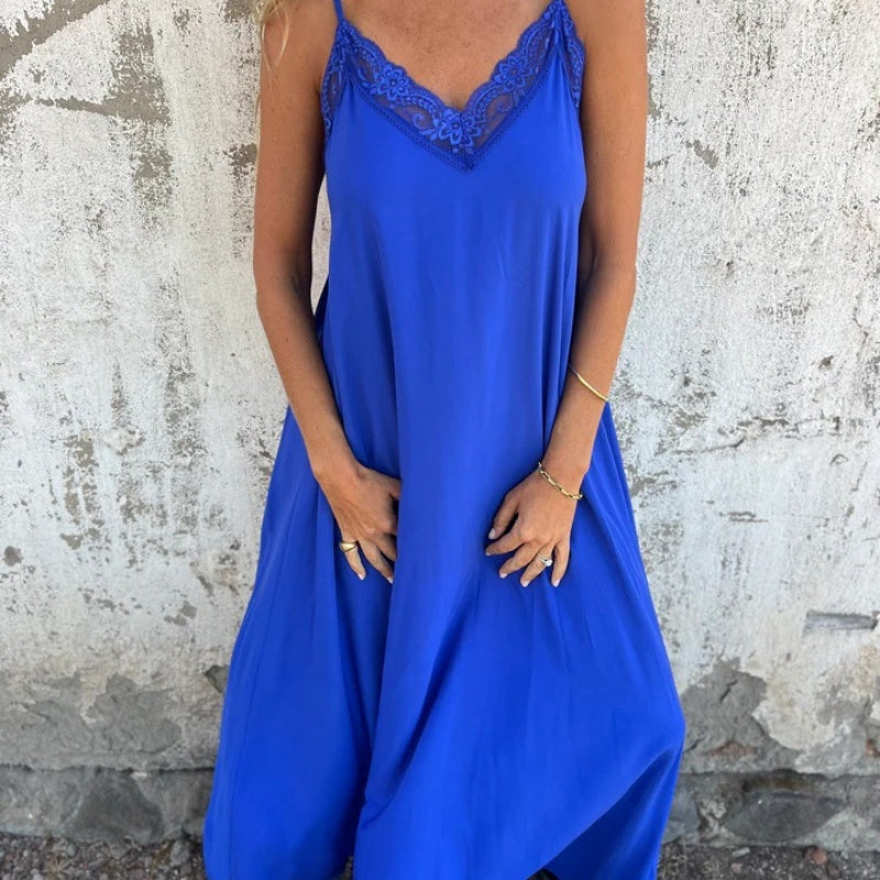Dames Mouwloze Zomerjurk Lichtgewicht Losse Pasvorm - Mode Vibes
