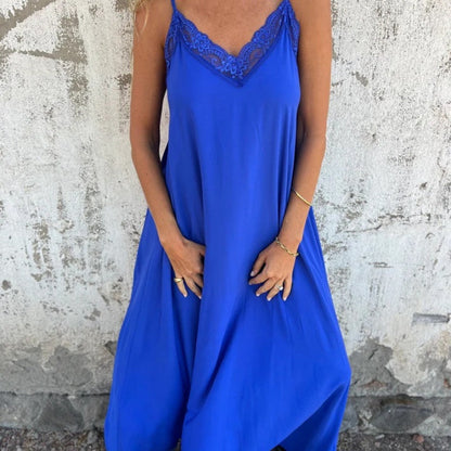Dames Mouwloze Zomerjurk Lichtgewicht Losse Pasvorm - Mode Vibes
