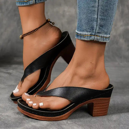 Dames Sandalen Blokhak Elegante Relaxte Pasvorm
