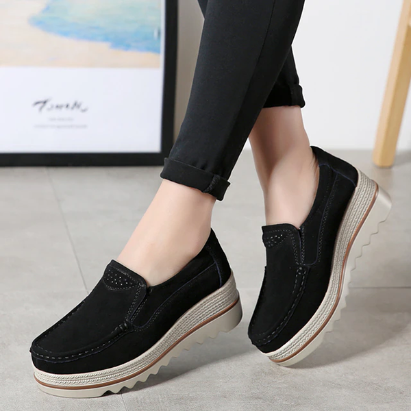 Dames Orthopedische Schoenen van Leer Comfortabel - Mode Vibes