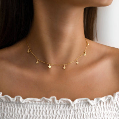 Sterrenketting Elara Zilveren Sieraden - Mode Vibes