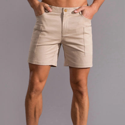 Heren Cargoshorts Elastisch Stretch Katoen Finn