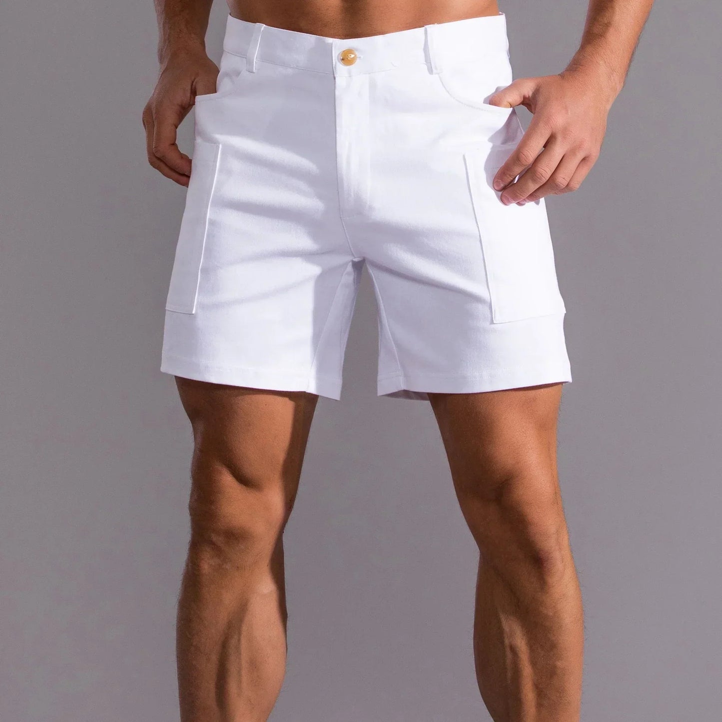 Heren Cargoshorts Elastisch Stretch Katoen Finn