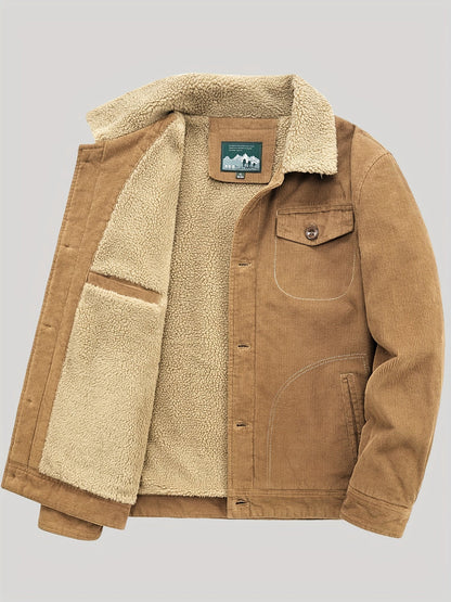 Fleece Knoopjas Heren Warm en Waterdicht - Mode Vibes