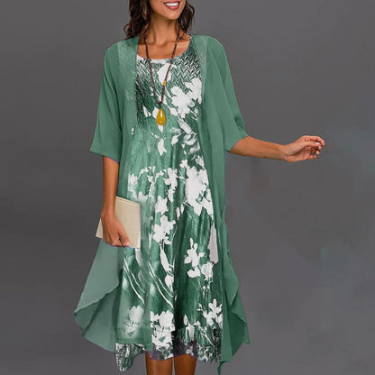 Zomerjurk Elastische Taille Jurk voor Vrouw