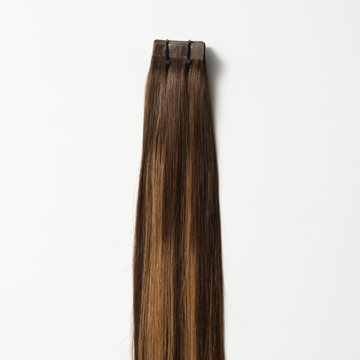 Tape-in Hairextensies Warm Bruin Balayage 2+7