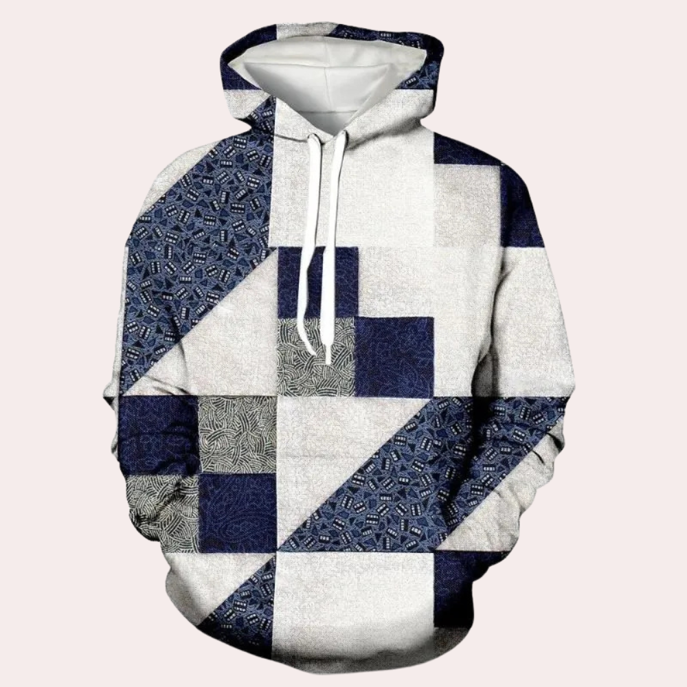 Geruite Hoodie Heren Trendy Cedric - Mode Vibes
