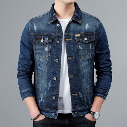 Heren Spijkerjas Thierry Leer Look - Mode Vibes