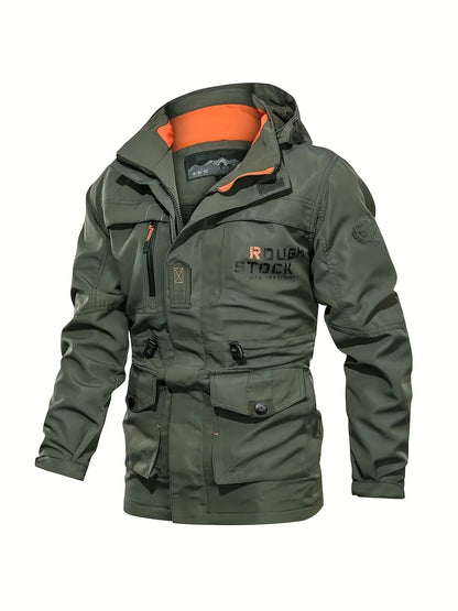 Heren Outdoor Sportjack Waterdicht met Afneembare Capuchon - Mode Vibes