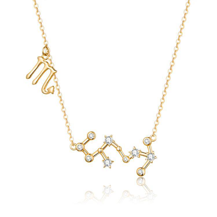 Gouden Sterrenbeeld Ketting Astrologie Sieraden