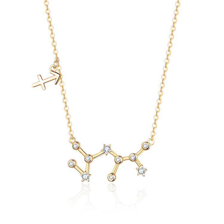 Gouden Sterrenbeeld Ketting Astrologie Sieraden