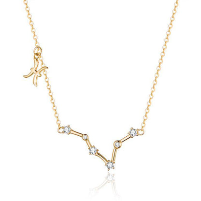 Gouden Sterrenbeeld Ketting Astrologie Sieraden